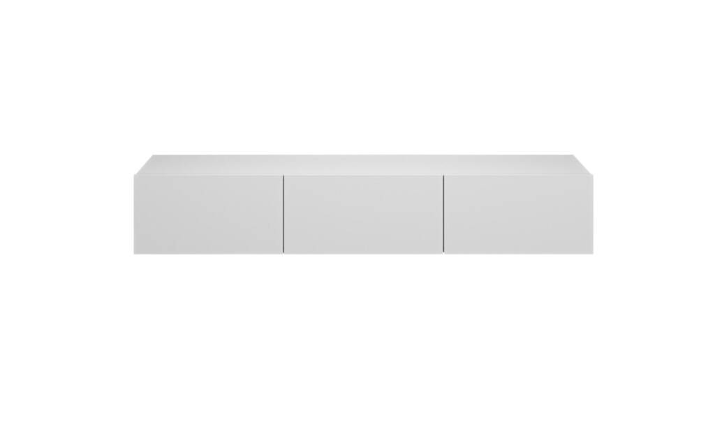 szafka rtv wisząca biała 180 cm front
