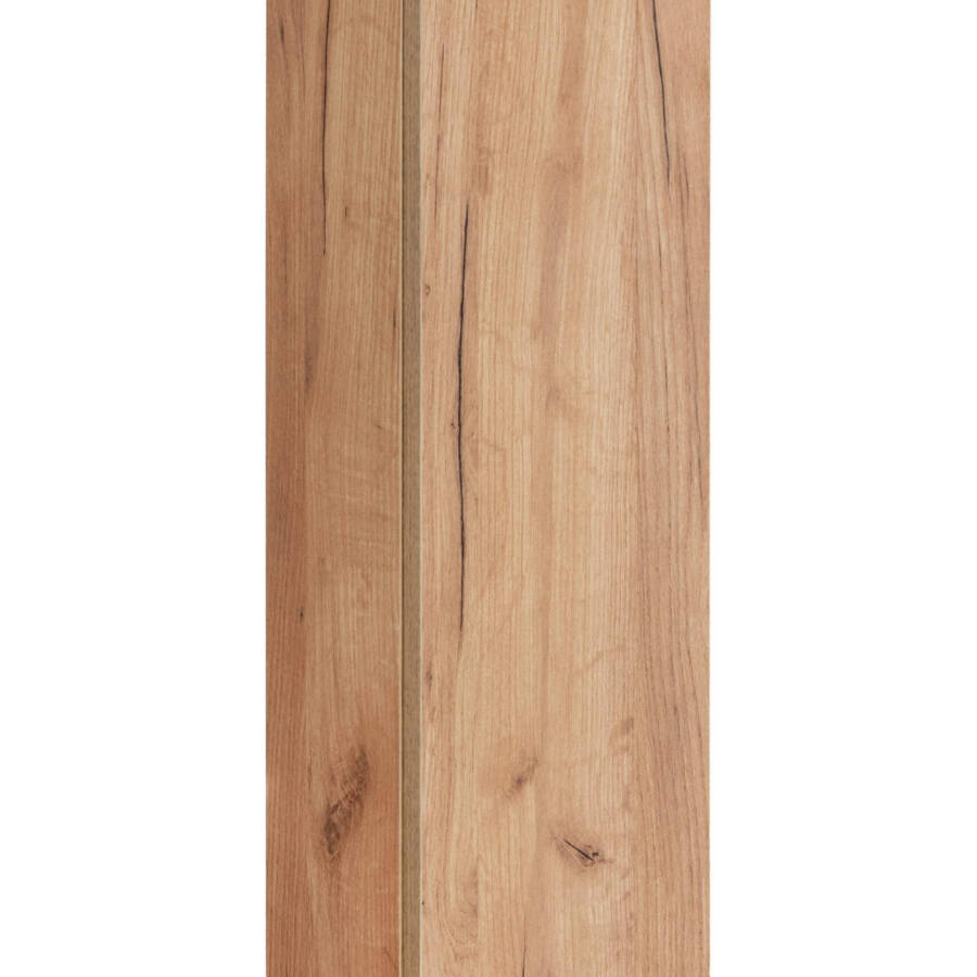 Wąska szafka łazienkowa wisząca 20 cm dąb złoty 1 drzwi