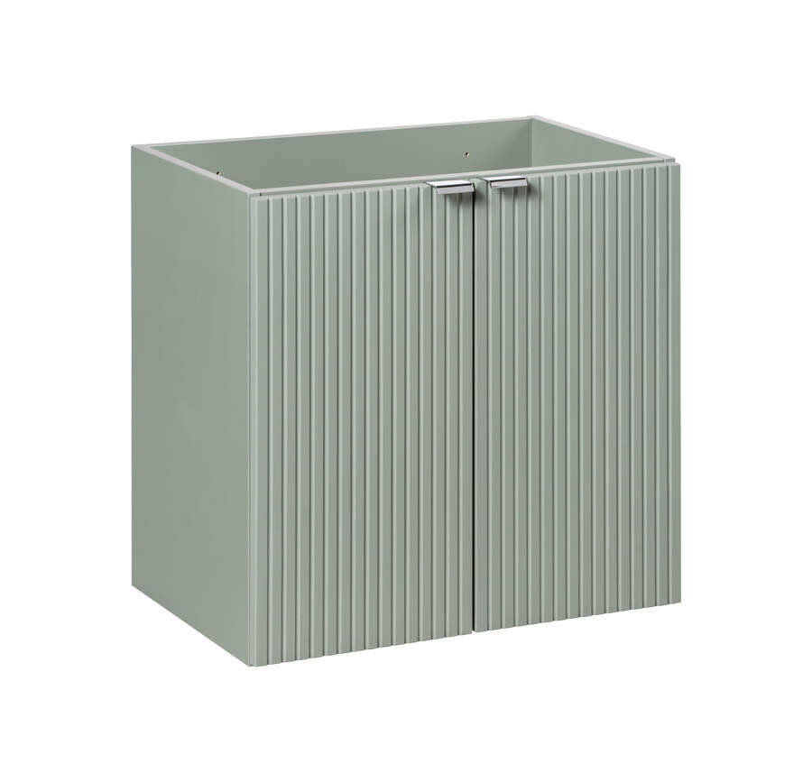 Szafka łazienkowa 60 cm zielona reed green frezowana nowoczesna mdf