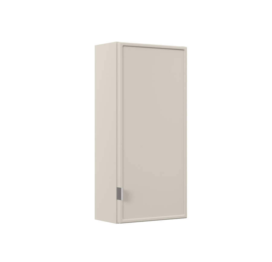 Szafka łazienkowa wisząca 35 cm kaszmir mat frez 1 drzwi