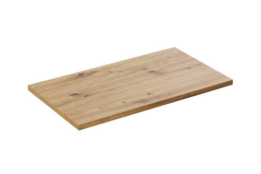 Blat łazienkowy 80 cm Dąb Artisan do umywalki nablatowej MDF 1