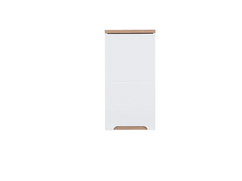 biała szafka wisząca 35 cm łazienkowa dąb front
