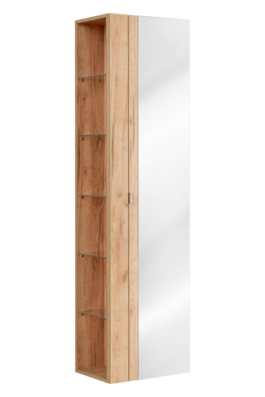 Szafka łazienkowa z lustrem 170 cm dąb craft 1 drzwi 45 cm 1
