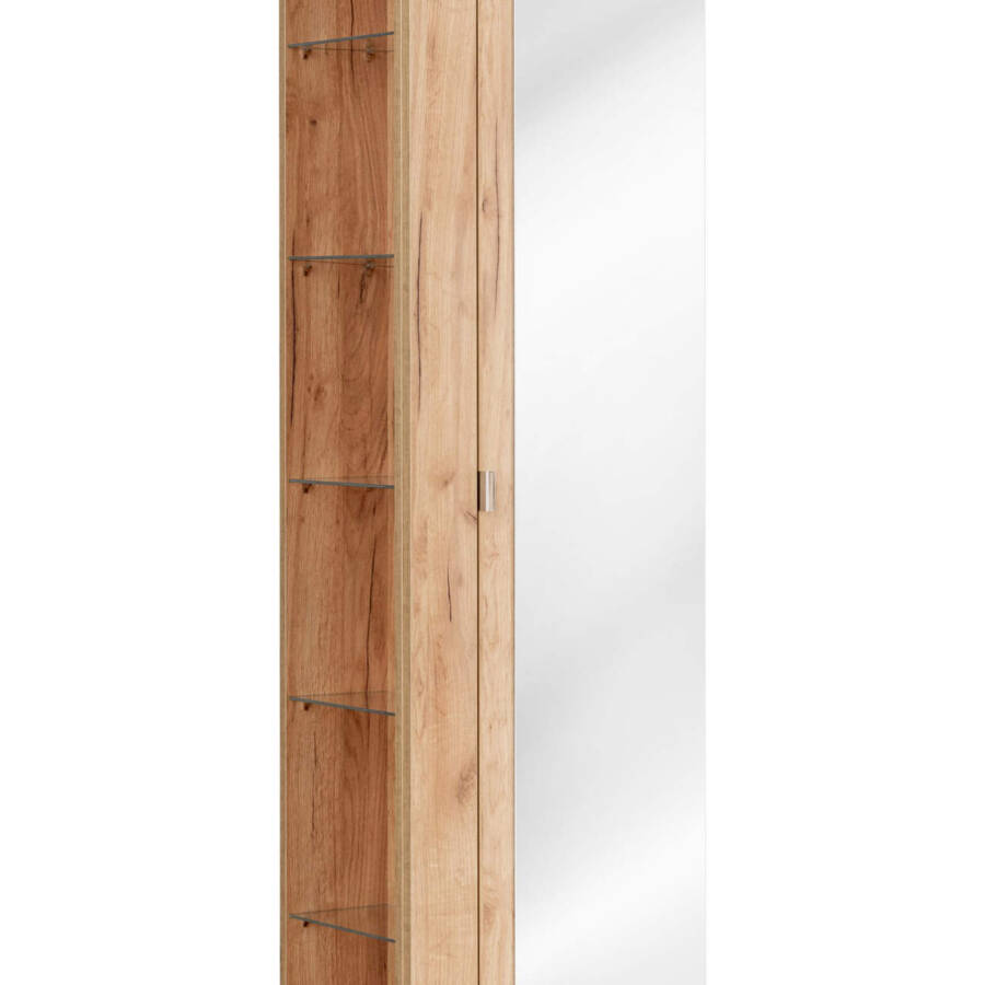 Szafka łazienkowa z lustrem 170 cm dąb craft 1 drzwi 45 cm