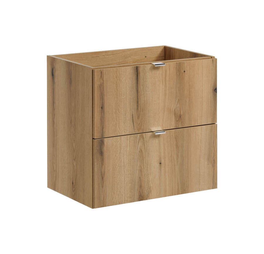 Szafka pod umywalkę 60 cm dąb Coast 2 szuflady cichy domyk nowoczesna