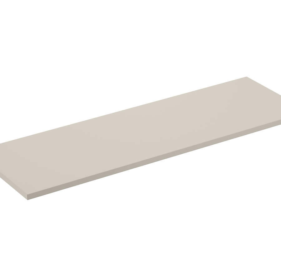 Blat łazienkowy 140 cm MDF kaszmir mat pod umywalkę nablatową