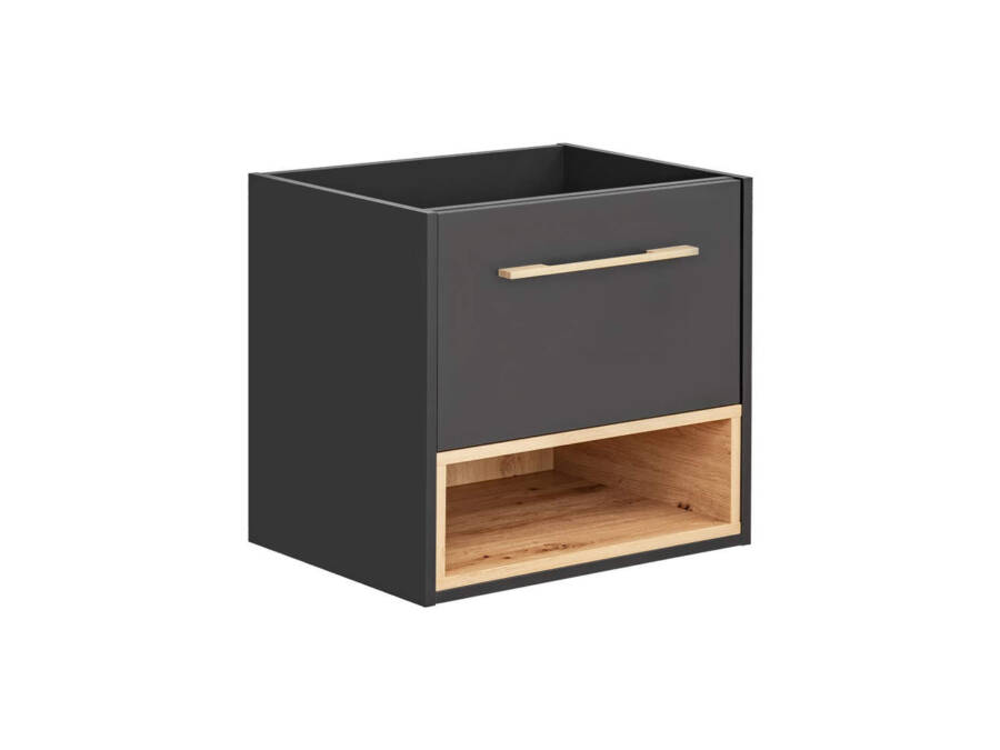 szafka pod umywalkę 60 cm szary kosmos dąb szafka pod umywalkę 60 cm szary kosmos dąb