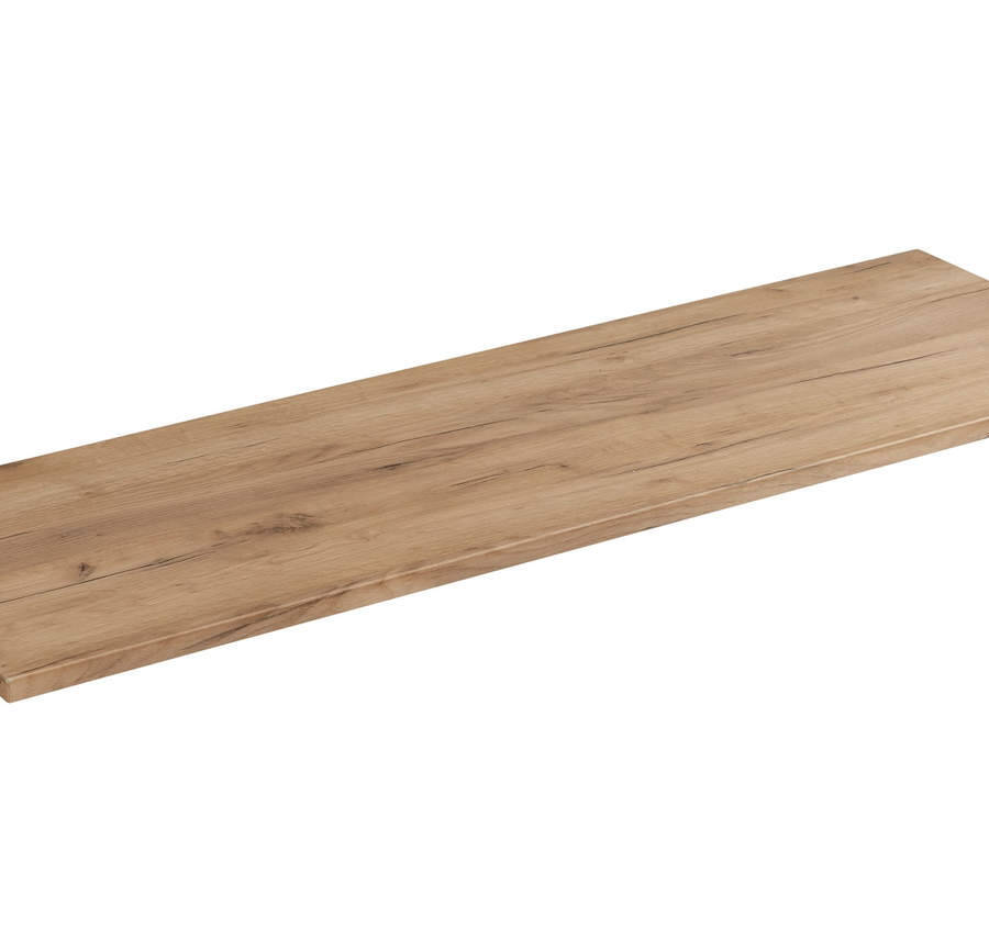 Blat łazienkowy 140 cm dąb złoty MDF do szafki 140/141 cm