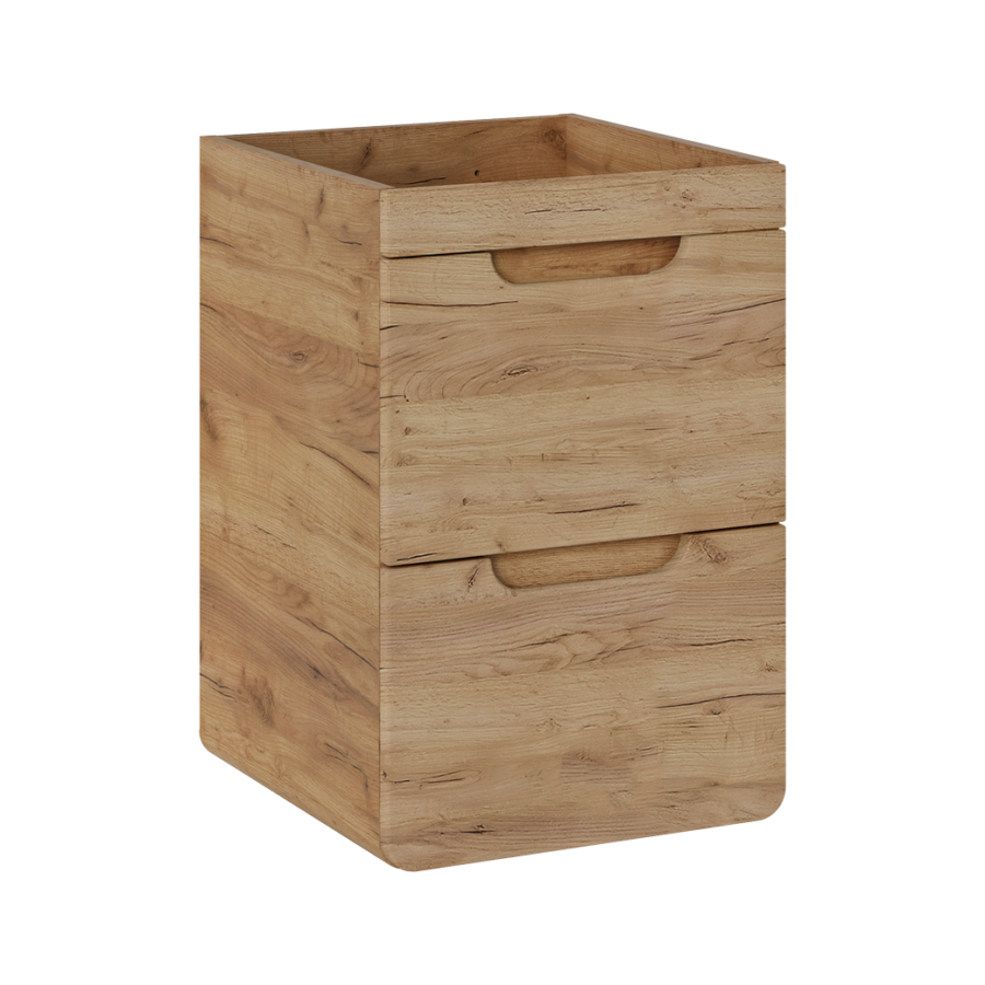 Szafka łazienkowa pod umywalkę 40 cm dąb craft 2 szuflady