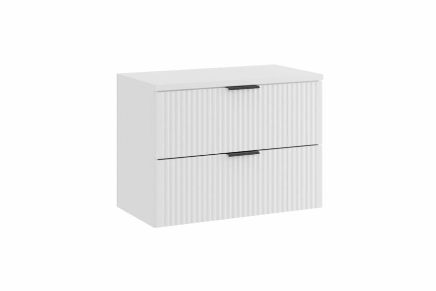 szafka łazienkowa 80 cm biały mat z blatem
