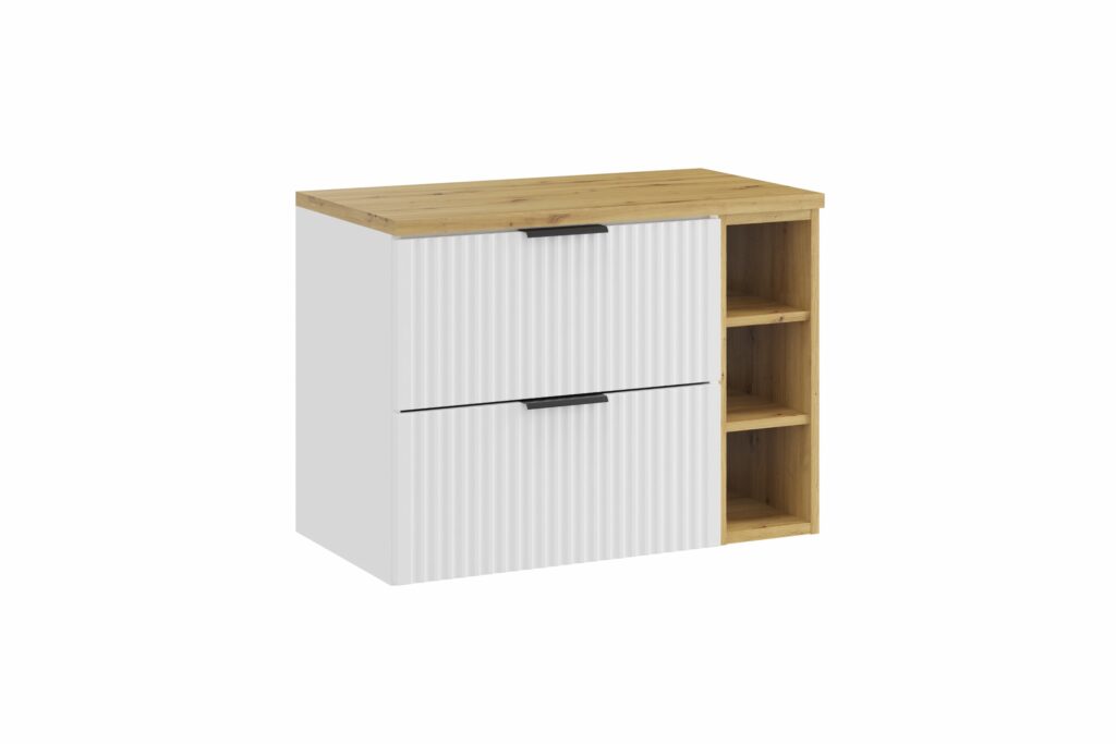 szafka łazienkowa 80 cm biały mat