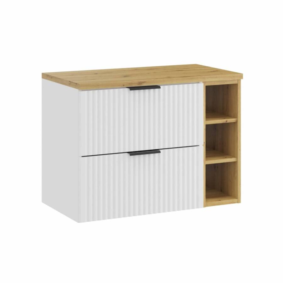 szafka łazienkowa 80 cm biały mat