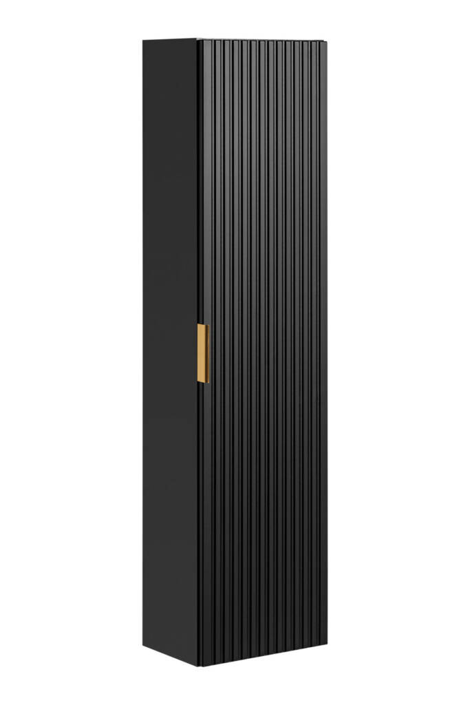zestaw łazienkowy 60 cm czarny mat słupek