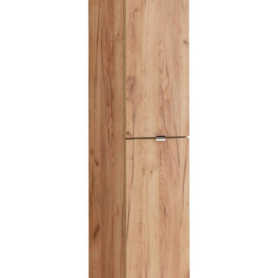 Szafka łazienkowa wysoka 170 cm dąb złoty craft 2 drzwi 35 cm