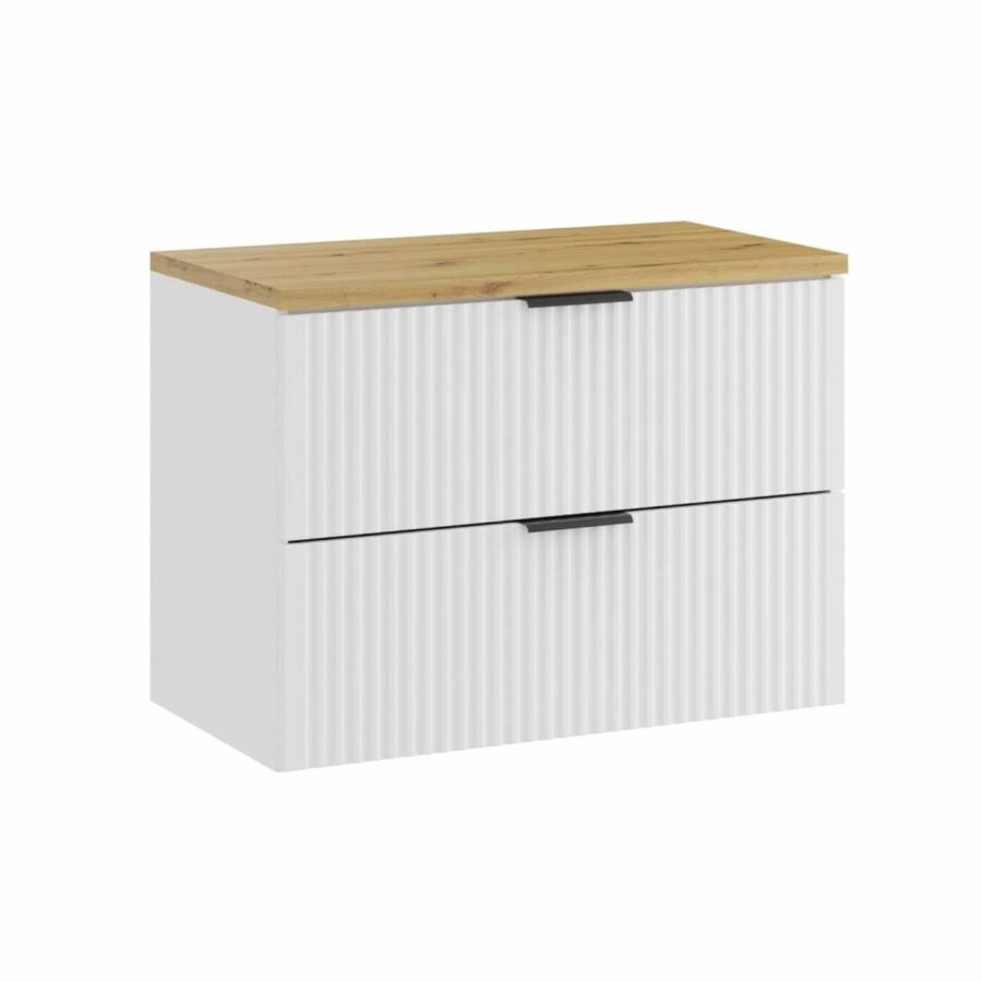 szafka łazienkowa 80 cm biały mat