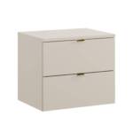 Szafka łazienkowa 60 cm kaszmirowy mat z blatem