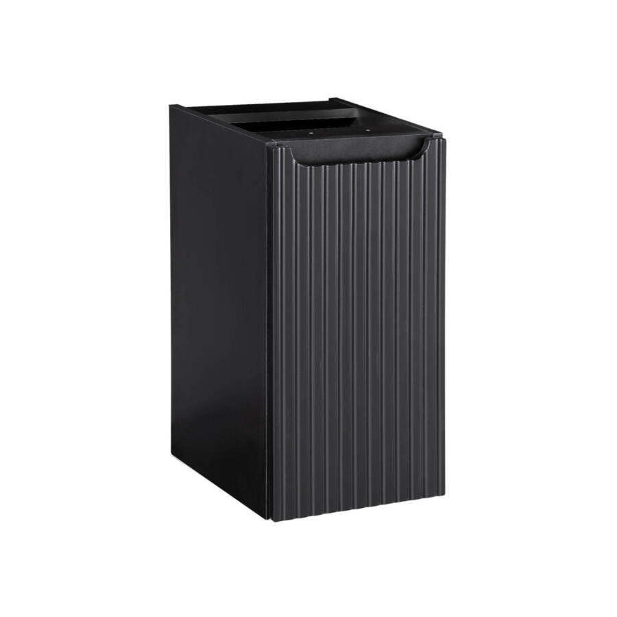 szafka pod blat 30 cm czarna matowa z jednymi drzwiami