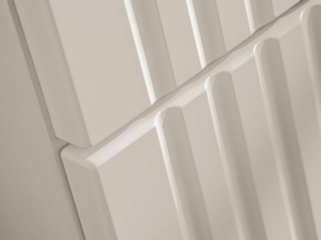 szafka łazienkowa wysoka 140 cm kaszmirowa ryflowana ryfle
