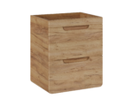 szafka pod umywalkę 60 cm dąb craft złoty 2 szuflady