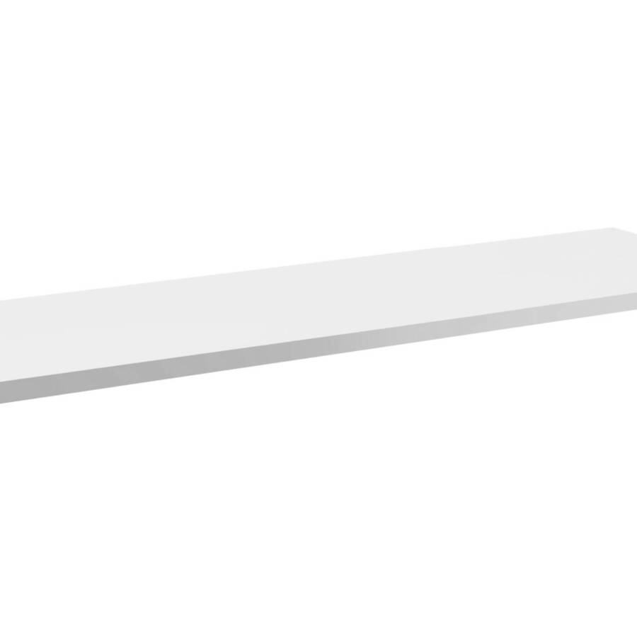 Blat łazienkowy 120 cm biały MDF wodoodporny montaż pod umywalkę