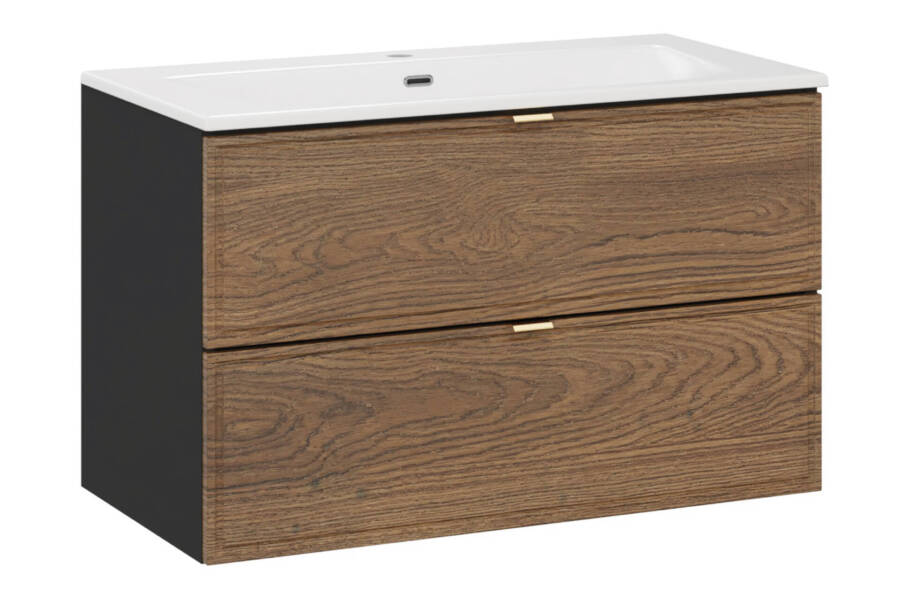 bb84e805-0ce1-498e-8093-4c3111248af8.jpg Szafka łazienkowa 80 cm Dąb Casella z umywalką ceramiczną 81 cm 1