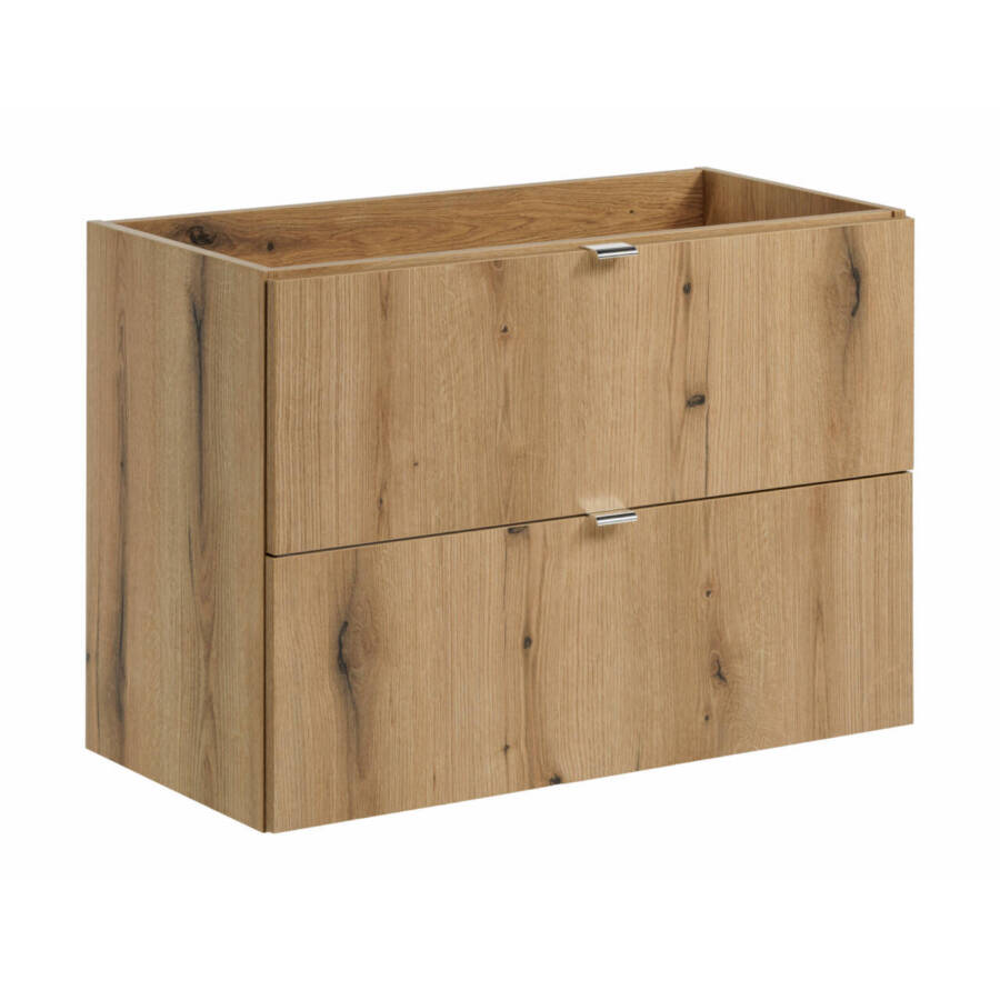 Szafka łazienkowa 80 cm z szufladami w dekorze dębu Coast Evoke