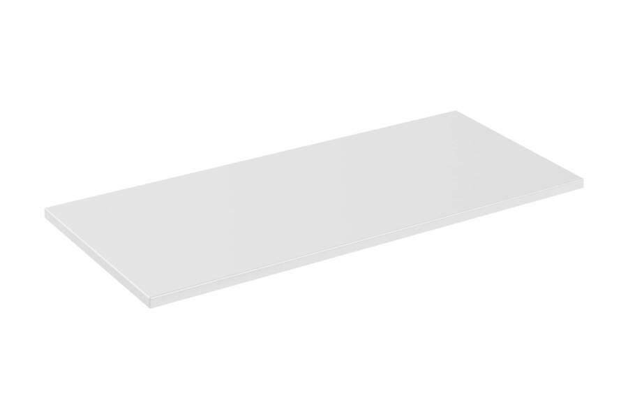 Blat łazienkowy biały mat 120 cm nowoczesny MDF pod umywalkę 1