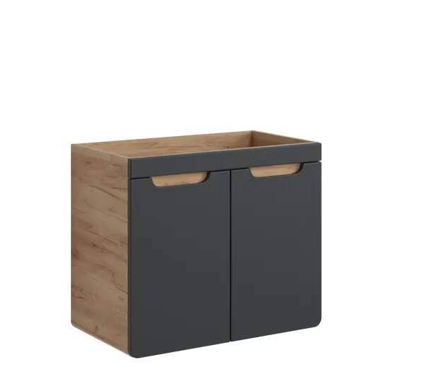 Szafka łazienkowa 70 cm z dwoma drzwiami, mebel do umywalki