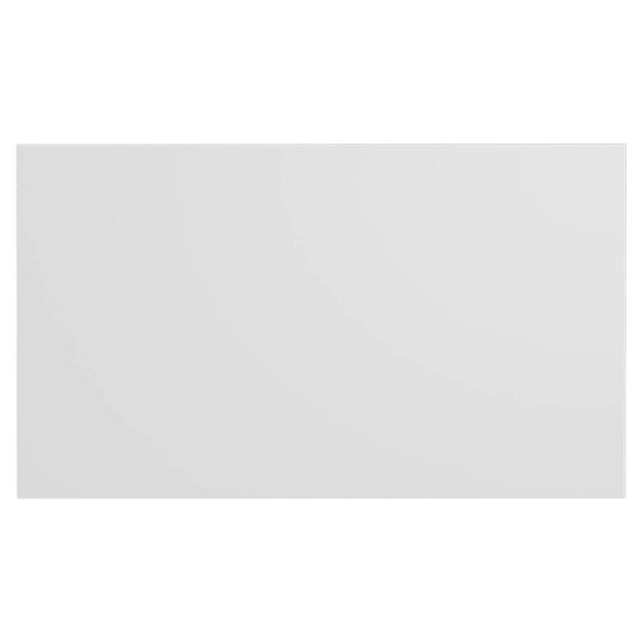 blat łazienkowy 80 cm biały mat MDF widok z góry