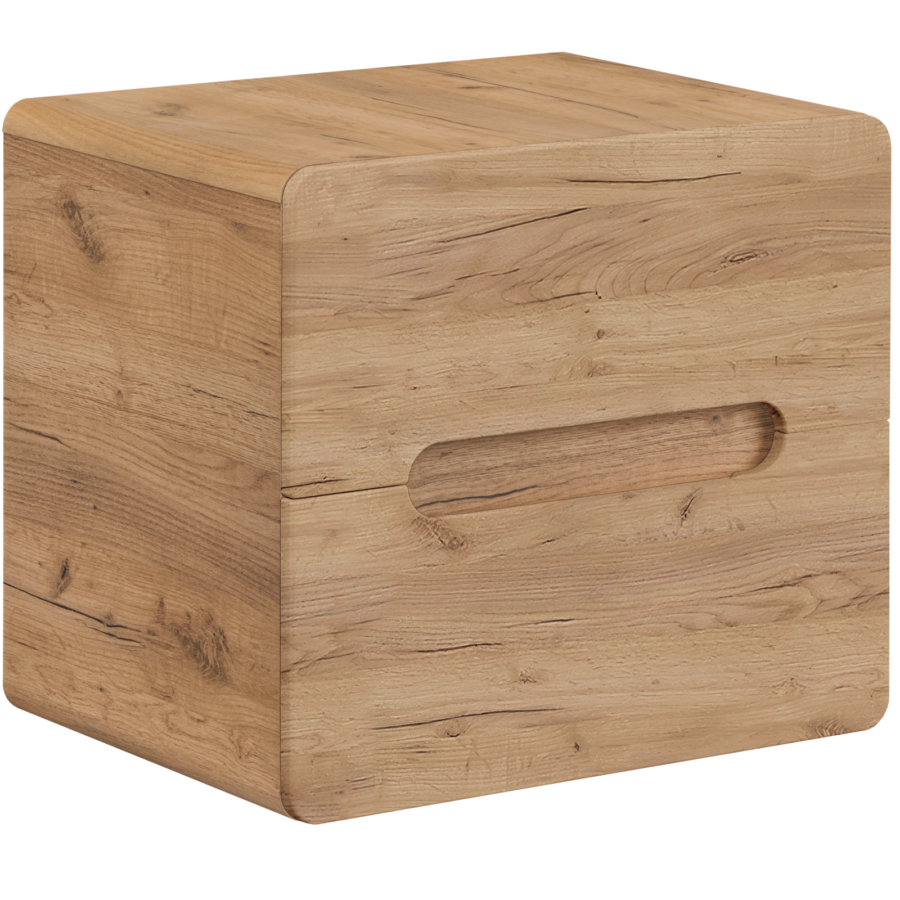 Szafka łazienkowa pod umywalkę nablatową 60 cm dąb craft 2 szuflady